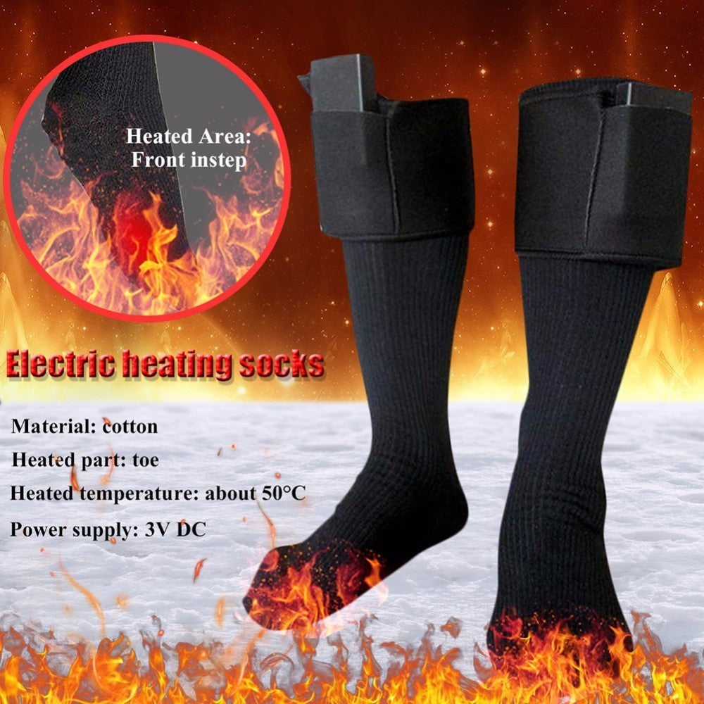 Elektrisch beheizte Socken 🔥 Warm durch den Winter – Ideal für Outdoor & Alltag