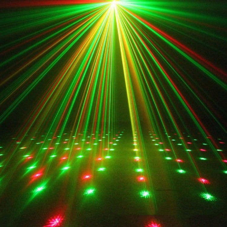 OXARY Mini Laser Projektor – Party Laser Lichtshow mit Fernbedienung & Musiksteuerung