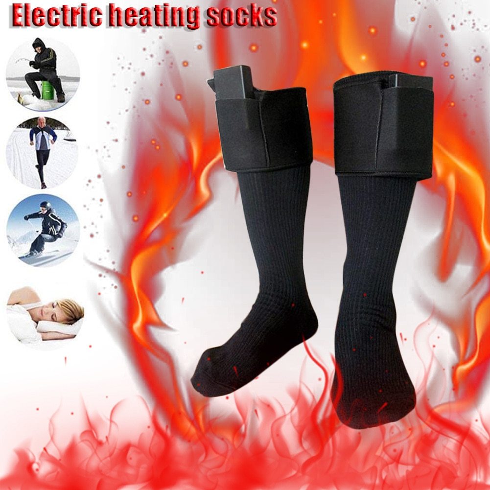 Elektrisch beheizte Socken 🔥 Warm durch den Winter – Ideal für Outdoor & Alltag