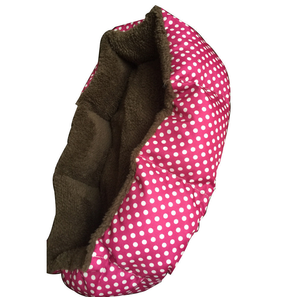 Weiches Fleece-Haustierbett 🐾 – Kuscheliges Schlafnest für Katzen & kleine Hunde