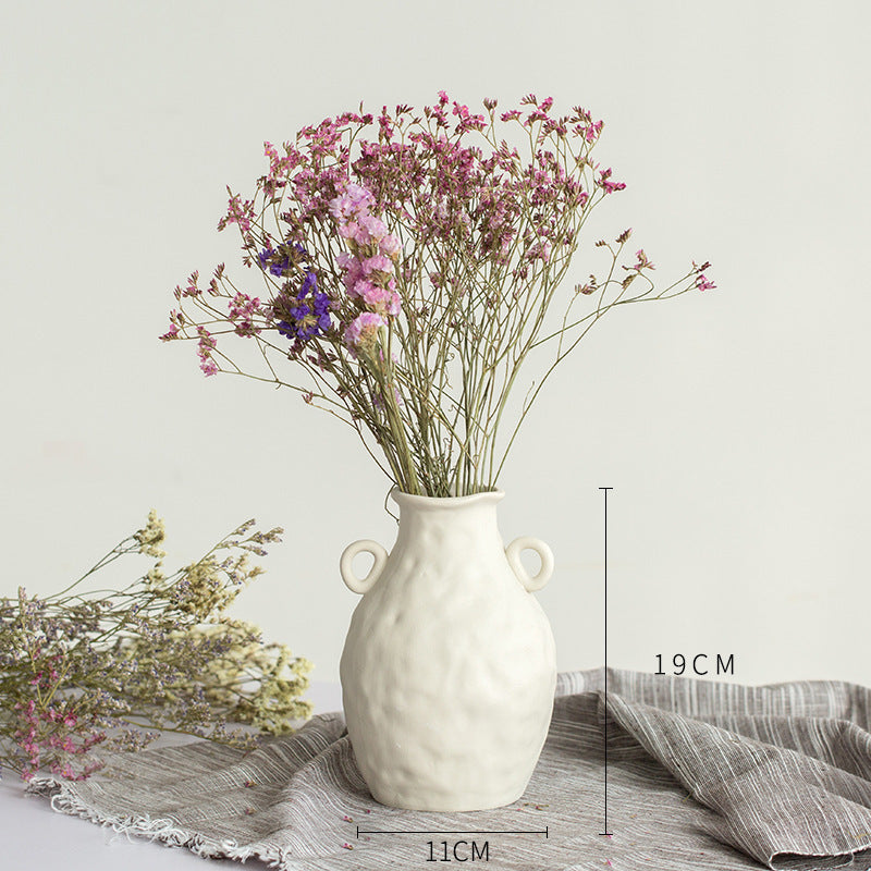 Minimalistische Keramikvase 🤍 – Handgefertigtes Design für stilvolle Wohnräume