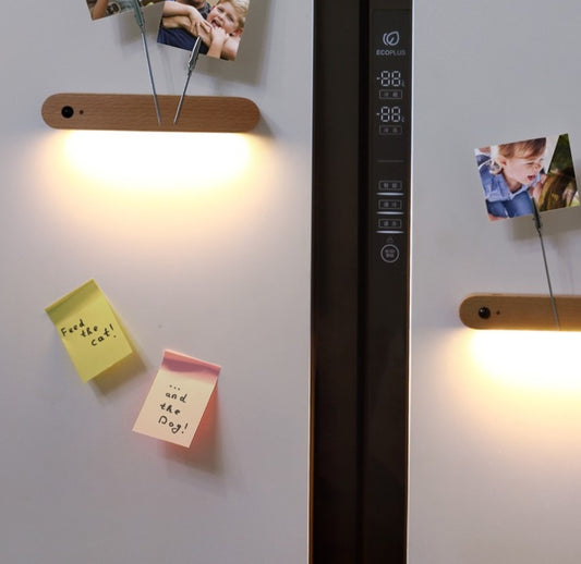 Minimalistisches LED-Sensor-Nachtlicht 🌙 – Holzdesign mit Bewegungssensor & USB