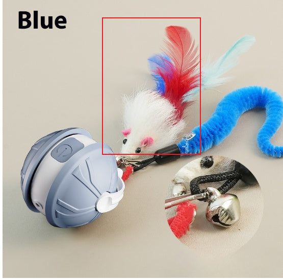 Intelligenter Laser-Spielball 🐾 – Automatisches Katzenspielzeug mit Bewegung & Licht