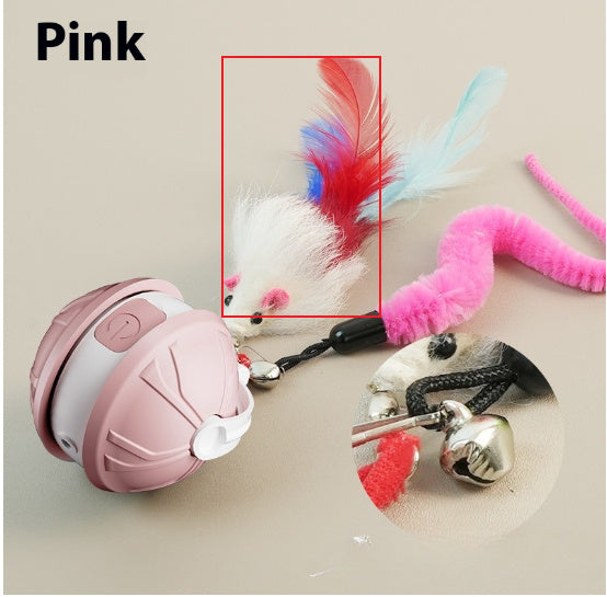 Intelligenter Laser-Spielball 🐾 – Automatisches Katzenspielzeug mit Bewegung & Licht