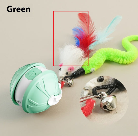 Intelligenter Laser-Spielball 🐾 – Automatisches Katzenspielzeug mit Bewegung & Licht