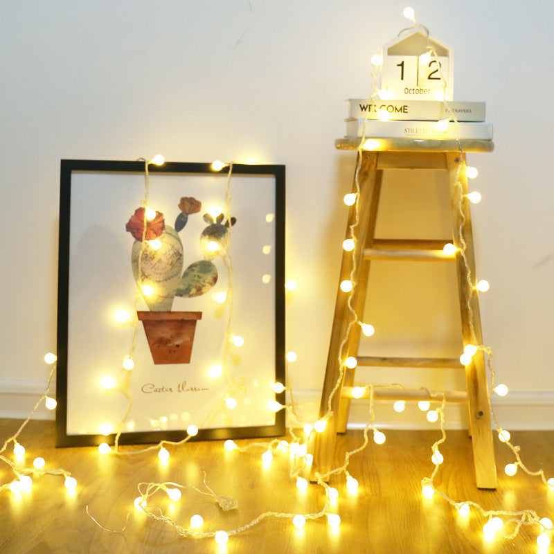 Mini LED-Lichterkette ✨ Warmweiß 1,5 m – Weihnachts- & Deko-Licht für Zuhause