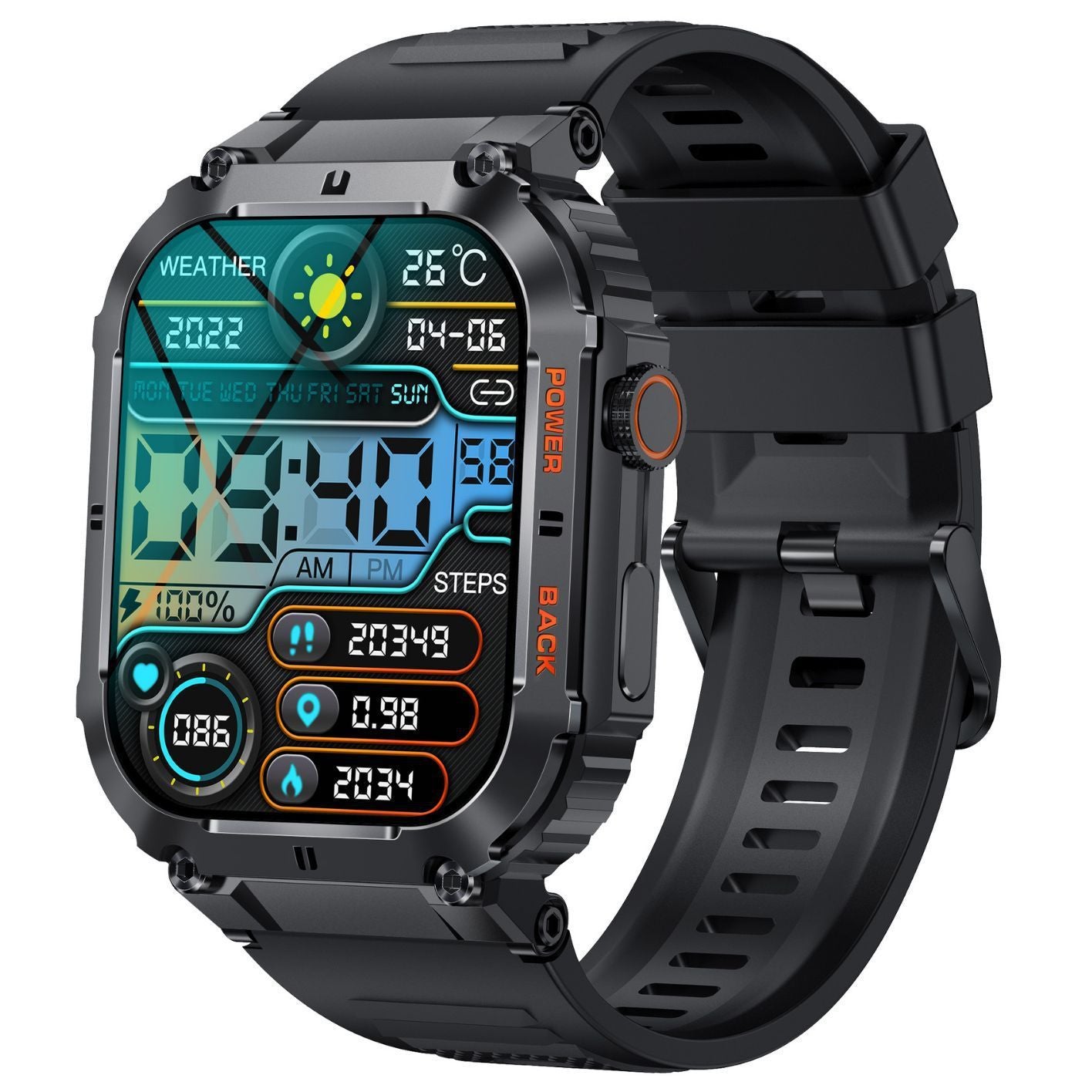 K57PRO Bluetooth Smartwatch 📞 – Fitness & Health Tracker mit Anruffunktion