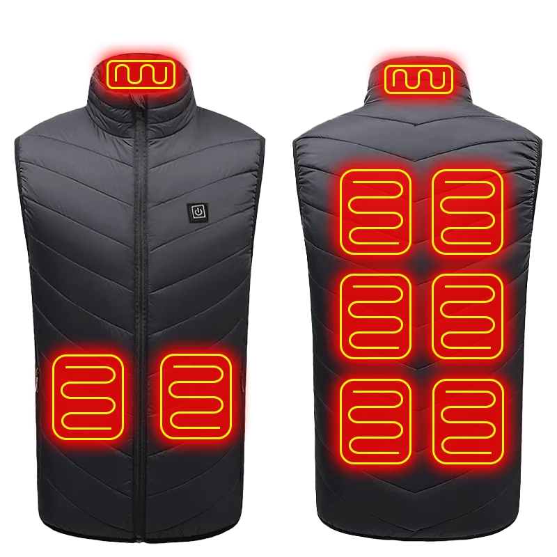 🔥 21-Zonen Heizweste Pro – UltraWarm™ USB Heating Vest