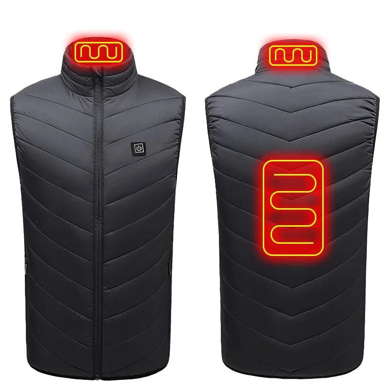 🔥 21-Zonen Heizweste Pro – UltraWarm™ USB Heating Vest