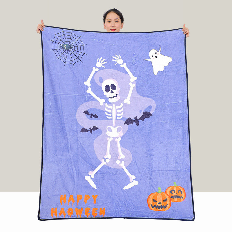 Weihnachtsdecke 🎅 Kuschelige Flanelldecke mit Rentiermotiv